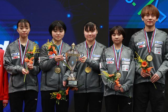日本队再获金牌，夺得团体赛冠军